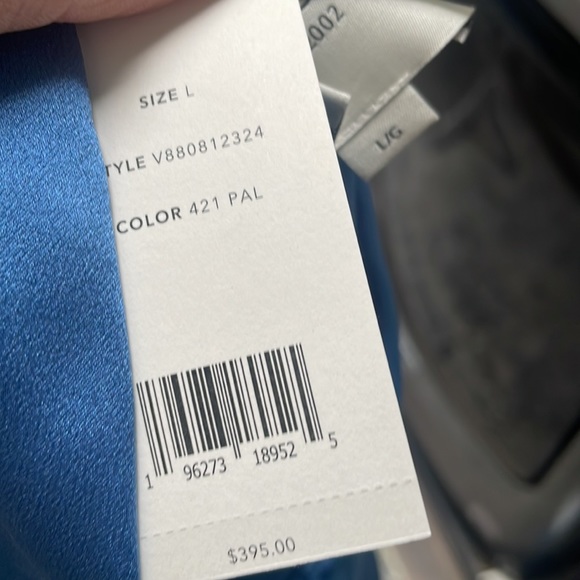 Vince blue silk blouse - Picture 5 of 5